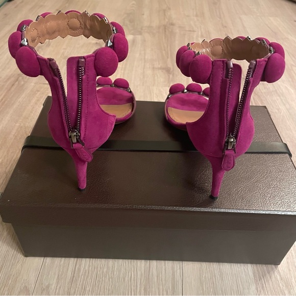 ALAIA Bomb Suede Sandal - Picture 4 of 5